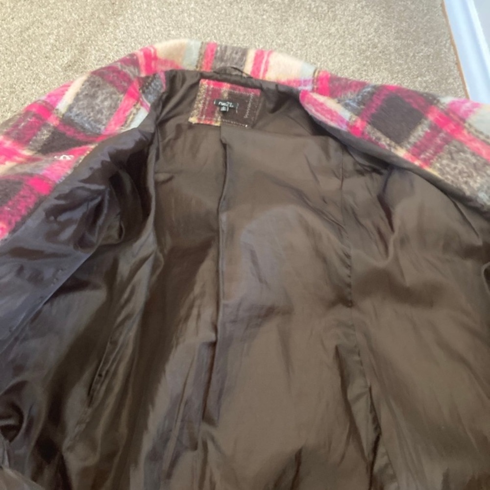 Plaid women’s coat - Picture 6 of 6